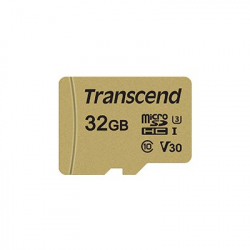 商品画像:32GB UHS-I U3 microSD with Adapter (MLC) TS32GUSD500S