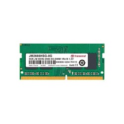 商品画像:トランセンドPCメモリ 8GB JM DDR4 2666Mhz SO-DIMM 1Rx16 1Gx16 CL19 1.2V JM2666HSG-8G