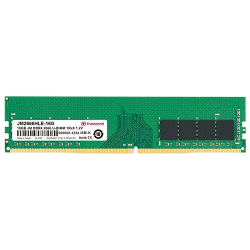 商品画像:トランセンドPCメモリ 16GB JM DDR4 2666Mhz U-DIMM 1Rx8 2Gx8 CL19 1.2V JM2666HLE-16G