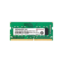 商品画像:トランセンドPCメモリ 16GB JM DDR4 2666Mhz SO-DIMM 1Rx8 2Gx8 CL19 1.2V JM2666HSE-16G