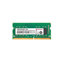 商品画像:トランセンド 16GB JM DDR4 3200Mhz SO-DIMM 1Rx8 2Gx8 CL22 1.2V JM3200HSE-16G