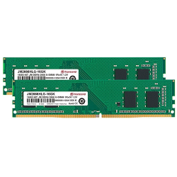 商品画像:トランセンド 16GB KIT JM DDR4 2666Mhz U-DIMM 1Rx16 1Gx16 CL19 1.2V JM2666HLG-16GK