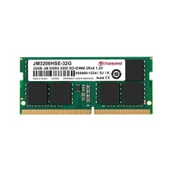 商品画像:トランセンド32GB JM DDR4 3200 SO-DIMM 2Rx8 2Gx8 CL22 1.2V JM3200HSE-32G