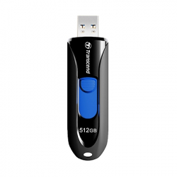 商品画像:USBメモリ JetFlash 790 512GB ブラック(USB Type-A) TS512GJF790K