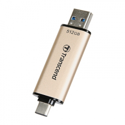商品画像:USBメモリ JetFlash 930C 512GB(USB Type-A/USB Type-C) TS512GJF930C