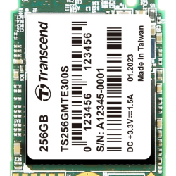 商品画像:256GB、M.2 2230、PCIe Gen3x4、NVMe、3D TLC、DRAM-less TS256GMTE300S