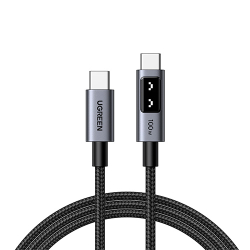 商品画像:UGREEN Uno USB-C to USB-C PD対応急速充電ケーブル 100W 1m 35501 UGR-OT-100018