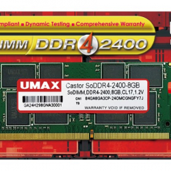 商品画像:UMAX ノートPC向け SO-DIMM DDR4 2400 8GB[] UM-SODDR4S-2400-8G