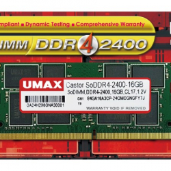 商品画像:UMAX ノートPC向け SO-DIMM DDR4 2400 16GB[] UM-SODDR4S-2400-16G