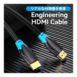 商品画像:HDMI Cable 0.75M Black AA-0010