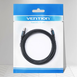 商品画像:USB 2.0 A Male to C Male Cable 0.25M Black PVC Type CO-6254
