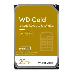 商品画像:WD Gold 3.5インチ内蔵HDD 20TB SATA 6Gb/s 7200rpm 512MB WD202KRYZ