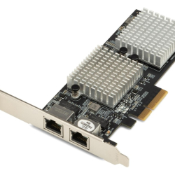 商品画像:OWC 2-Port 10G Ethernet PCIe Network Adapter Expansion Card OWCPCIE10GB2