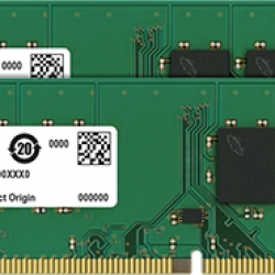 商品画像:デスクトップ用増設メモリ 16GB(8GBx2枚)DDR4 2400MT/s(PC4-19200)CL17 UDIMM 288pin CT2K8G4DFS824A