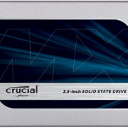 商品画像:内蔵SSD MX500シリーズ SATA 2.5インチ(7mm)500GB 最大読み込み 560MB/s 最大書き込み 510MB/s 180TBW CT500MX500SSD1JP