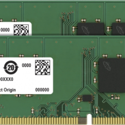 商品画像:デスクトップ用増設メモリ 64GB(32GBx2枚)DDR4 3200MT/s(PC4-25600)CL22 UDIMM 288pin CT2K32G4DFD832A