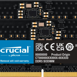 商品画像:Crucial 16GB Kit(2x8GB)DDR5-5600 SODIMM CL46(16Gbit) CT2K8G56C46S5