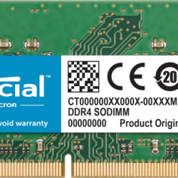 商品画像:Crucial 16GB DDR4-2400 SODIMM for Mac CL17(8Gbit) CT16G4S24AM