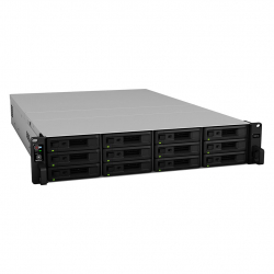 商品画像:RackStation RS3618xs クアッドコアXEON D-1521搭載12ベイ2UラックマウントNASサーバー RS3618XS