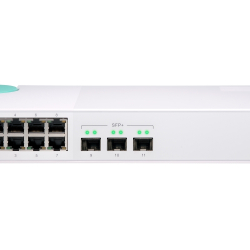 商品画像: Eight 1GbE NBASE-T ports、Three 10GbE SFP+ QSW-308S