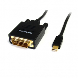 商品画像:Mini DisplayPort-DVI 変換ケーブル/1.8m/mDP 1.2-DVI-Dビデオ変換/1080p/ミニディスプレイポート-DVI シングルリンク映像コンバータ/パッシブアダプタケーブル MDP2DVIMM6