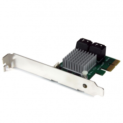 商品画像:PCI Expressカード/x2/PCIe 2.0-4ポート SATA 3.0/HyperDuo機能/アレイ(RAID)コントローラー/標準&ロープロファイルブラケット/PCIe 増設 拡張 変換 インターフェース アダプターボード PEXSAT34RH