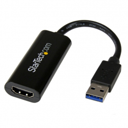 商品画像:スリムタイプ USB 3.0-HDMI変換アダプタ 外付けディスプレイ増設アダプタ USB 3.0 A(オス)-HDMI(メス) 1920x1200/ 1080p USB32HDES