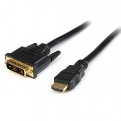 商品画像:2m HDMI-DVI-D変換ケーブル HDMI(19ピン)-DVI-D(19ピン) オス/オス HDDVIMM2M