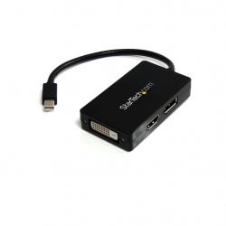 商品画像:スリーインワンMini DisplayPort-DisplayPort/ DVI/ HDMI変換アダプタ MDP2DPDVHD