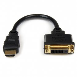 商品画像:20cm HDMI-DVI-D変換ケーブル HDMI(19ピン) オス-DVI-D(25ピン) メス HDDVIMF8IN