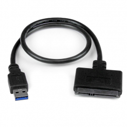 商品画像:SATA - USB 3.0 変換ケーブルアダプタ UASP対応 2.5インチSATA 3.0 SSD/HDD対応 USB3S2SAT3CB
