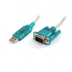 商品画像:91cm USB-RS232Cシリアル変換ケーブル 1x USB A オス-1x DB-9(D-Sub 9ピン) オス シリアルコンバータ/変換アダプタ ICUSB232SM3