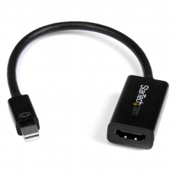 商品画像:Mini DisplayPort 1.2 -HDMI アクティブ変換アダプタ Ultrabook(ウルトラブック)/ノートパソコン対応 ミニディスプレイポート/mini DP(オス) - HDMI(メス) 4Kディスプレイ対応 MDP2HD4KS