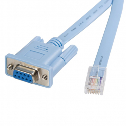 商品画像:1.8m RJ45-DB9 Ciscoコンソールケーブル RJ45 オスーD-Sub 9ピン メス シスコルータ用ケーブル DB9CONCABL6