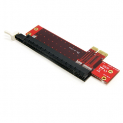 商品画像:PCI Express x1-x16変換カード ロープロファイル用スロット拡張アダプタ(PCIe x1からx16へ) PEX1TO162