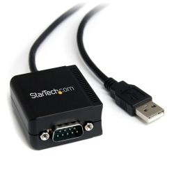 商品画像:USB - RS232Cシリアル変換ケーブル COMポート番号保持機能対応シリアルコンバータ/変換アダプタ FTDIチップセット使用 1x USB A - 1x DB-9/D-Sub 9ピン ICUSB2321F