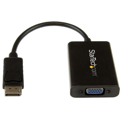 商品画像:DisplayPort - VGA変換アダプタ ディスプレイポート/DP(オス) - VGA/D-Sub15(メス)コンバータ オーディオ対応 1920x1200 DP2VGAA