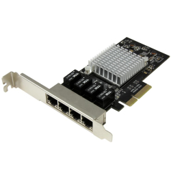 商品画像:4ポート ギガビットイーサネット増設PCI Express LANカード Intel I350チップセット搭載NIC/ネットワークアダプタカード ST4000SPEXI