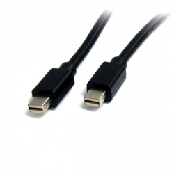 商品画像:Mini DisplayPort 1.2ケーブル/2m/4K60Hz/Thunderbolt 2ポート互換/21.6Gbps HBR2/mDPオス-mDPオス/ブラック/ミニディスプレイポート/モニターケーブル MDISP2M