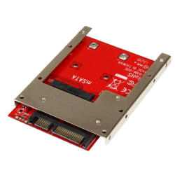 商品画像:mSATA SSD - 2.5インチSATA変換アダプタ オープンフレーム筐体(高さ7mm) SAT32MSAT257