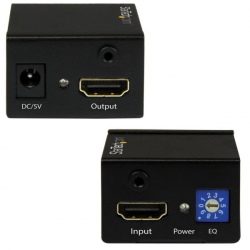 商品画像:HDMI リピーター(信号増幅器・イコライザー内蔵) 1080pで最大35m延長できるHDMIブースター HDBOOST