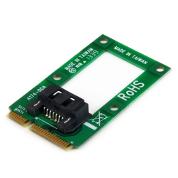 商品画像:mSATA - SAT変換アダプタ Mini SATA - SATAコンバータカード 2.5インチ/3.5インチHDD/SSDに対応 MSAT2SAT3
