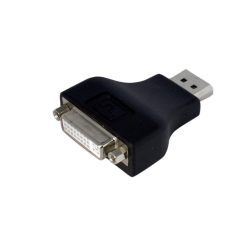 商品画像:DisplayPort - DVI 変換コネクタ/アダプタ 入力:ディスプレイポート (オス) 出力:DVI-I (メス) DP2DVIADAP