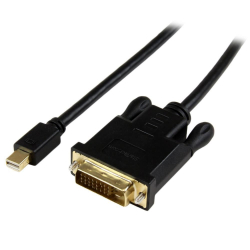 商品画像:Mini DisplayPort-DVI 変換ケーブル/91cm/mDP 1.2-DVI-Dビデオ変換/1080p/ミニディスプレイポート-DVI シングルリンク映像コンバータ/アクティブアダプタケーブル MDP2DVIMM3BS
