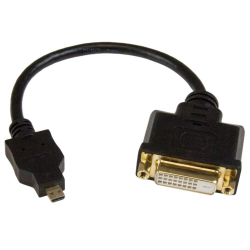 商品画像:Micro HDMI - DVI-D 変換ケーブル 20cm マイクロHDMI(オス) - DVI-D(メス) HDDDVIMF8IN