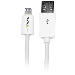 商品画像:3m iPhone/ iPod/ iPad対応Apple Lightning - USB ケーブル ホワイト Apple MFi認証取得 ライトニング 8ピン(オス)-USB A(オス) 充電&同期用ケーブル USBLT3MW