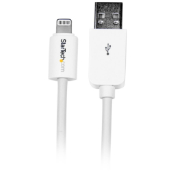 商品画像:3m iPhone/iPod/iPad対応Apple Lightning-USB ケーブル ホワイト Apple MFi認証取得 ライトニング 8ピン(オス)ーUSB A(オス)充電&同期用ケーブル USBLT3MW