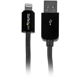 商品画像:3m iPhone/iPod/iPad対応Apple Lightning-USB ケーブル ブラック Apple MFi認証取得 ライトニング 8ピン(オス)ーUSB A(オス)充電&同期用ケーブル USBLT3MB