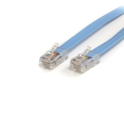 商品画像:1.8m シスコCisco規格準拠コンソール/ロールオーバー ケーブル RJ45/オス - RJ45/オス ROLLOVERMM6