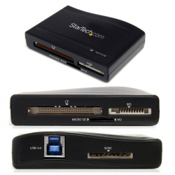 商品画像:USB 3.0接続マルチメモリカードリーダー 各種メモリーカードに対応 FCREADHCU3